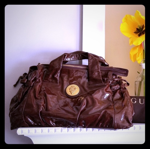 Part 2 Gucci Hysteria Patent Leather Hobo Bag - Picture 1 of 8
